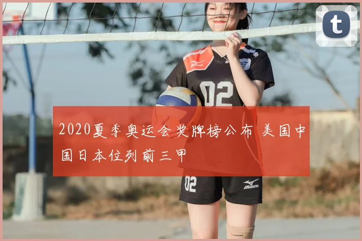 2020夏季奥运会奖牌榜公布 美国中国日本位列前三甲